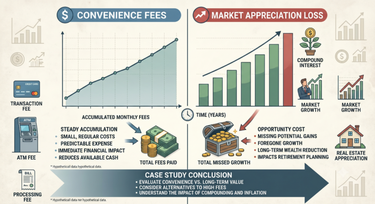 Case Study: Convenience Fees vs. Market Appreciation Loss